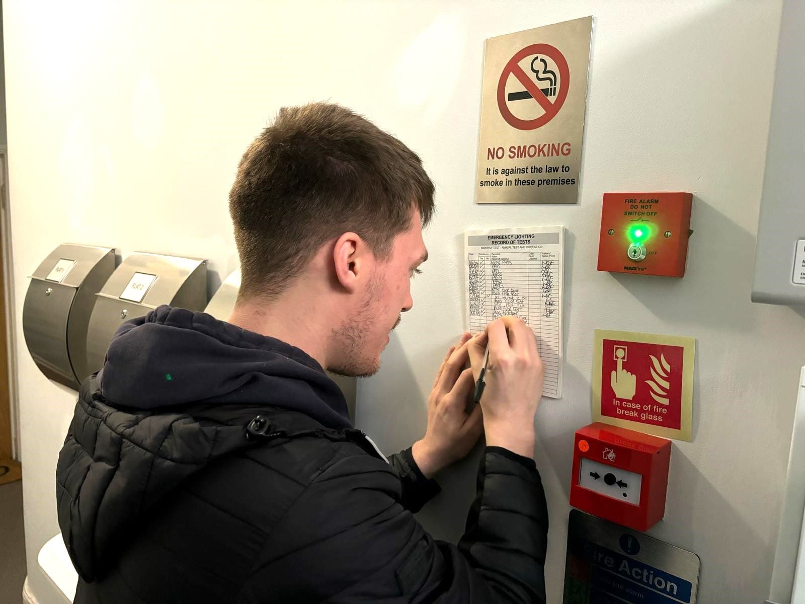Emergency Lighting Testing inspection detail