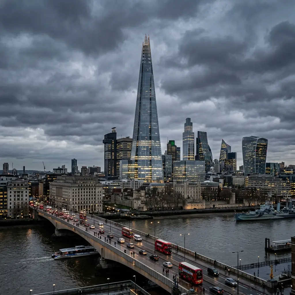 London Skyline featuring The Shard